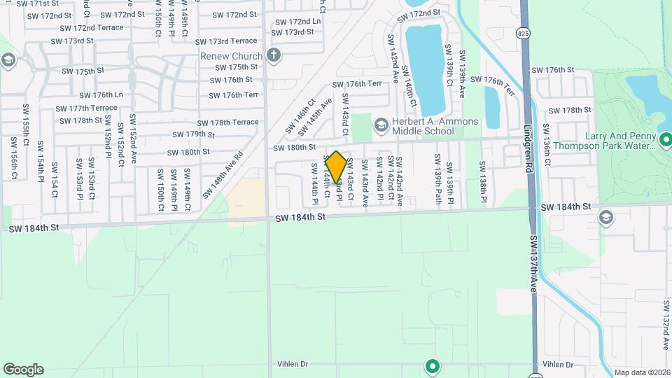 18254 SW 143rd Pl Map and Location Details