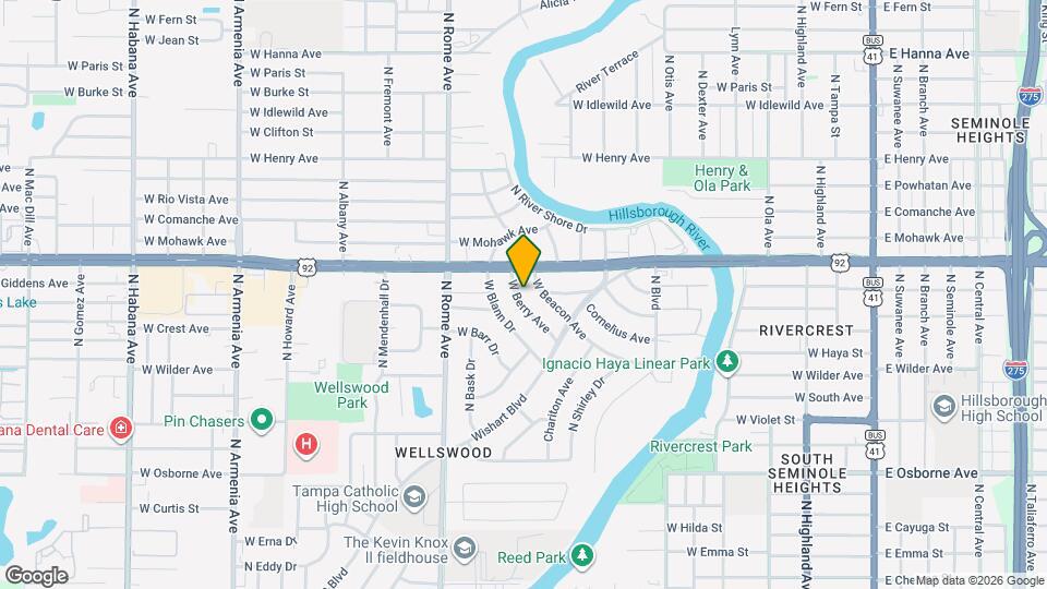 1019 W Berry Ave Map and Location Details