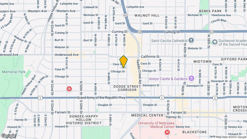 4612 Chicago St Map and Location Details