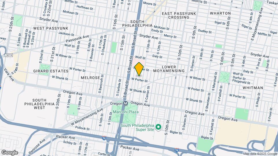 1315 W Porter St Map and Location Details