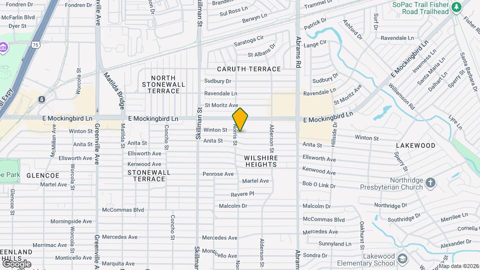 6206 Winton St Map and Location Details