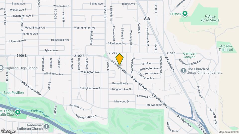 2370 Parleys Cir E, Unit Unit 1 Map and Location Details