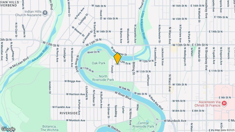 1221 N Pearce Ave Map and Location Details