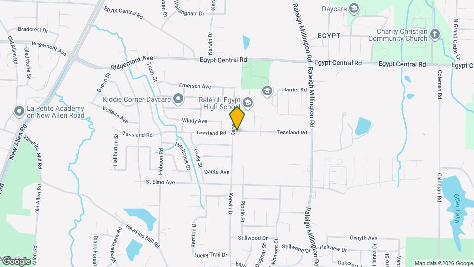 3937 Tessland Rd Map and Location Details