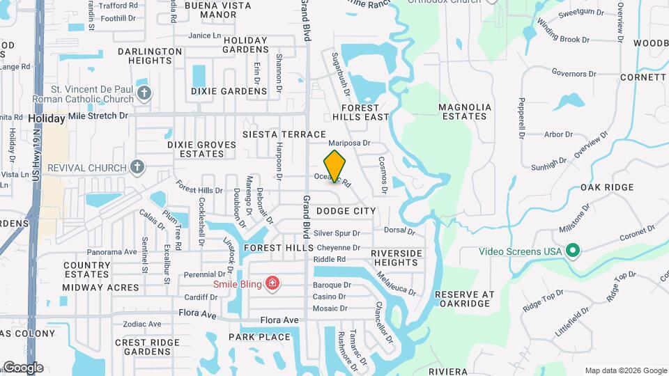 5601 Forest Hills Dr Mapa y Detalles de la Ubicación