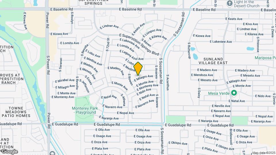 2463 S Avoca Cir Map and Location Details