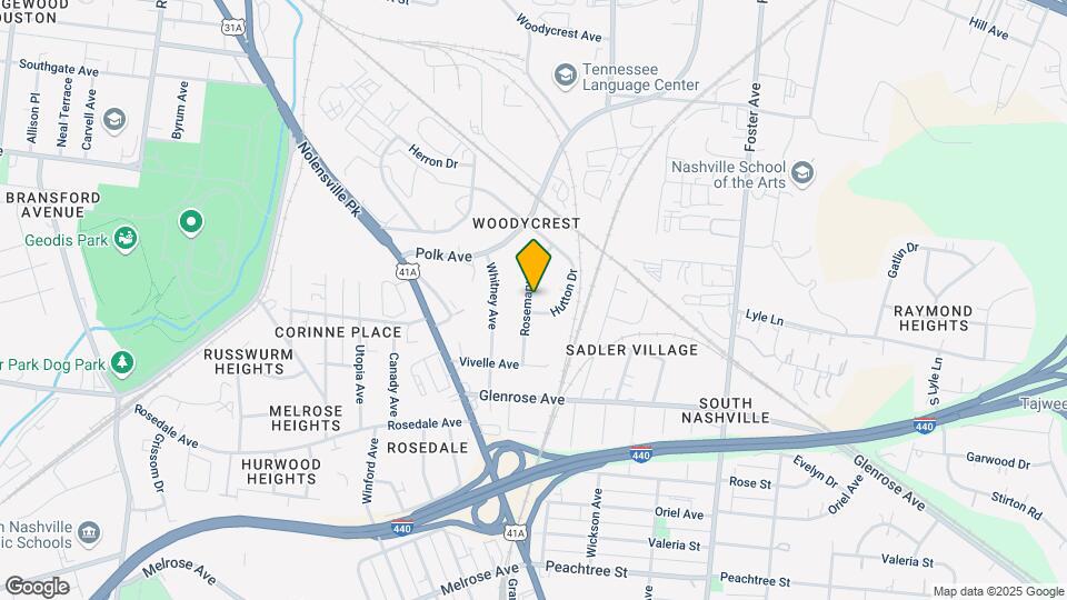 2020 Rosemary Ln Map and Location Details