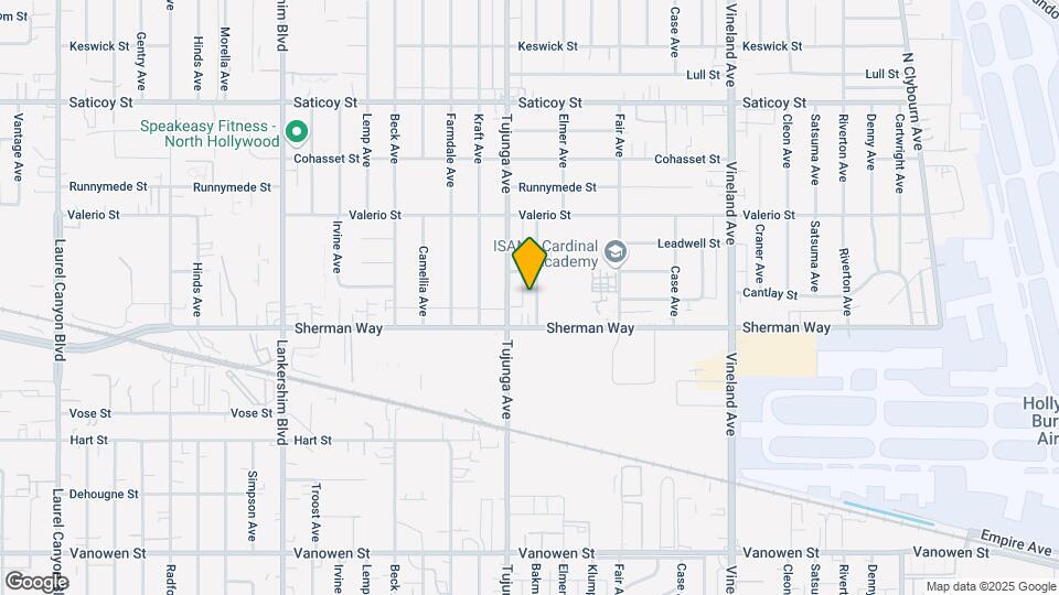 7229 Bakman Ave Mapa y Detalles de la Ubicación