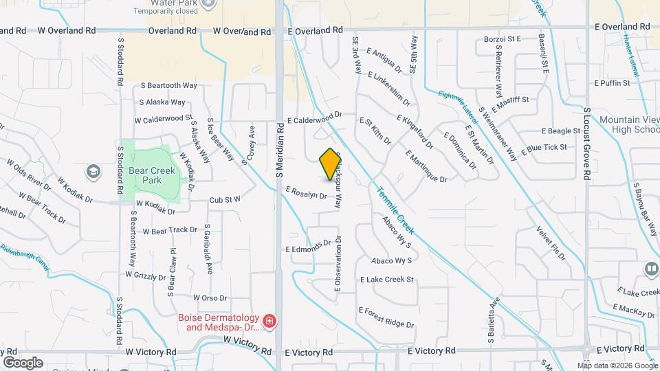 260 E Rosalyn Dr Map and Location Details