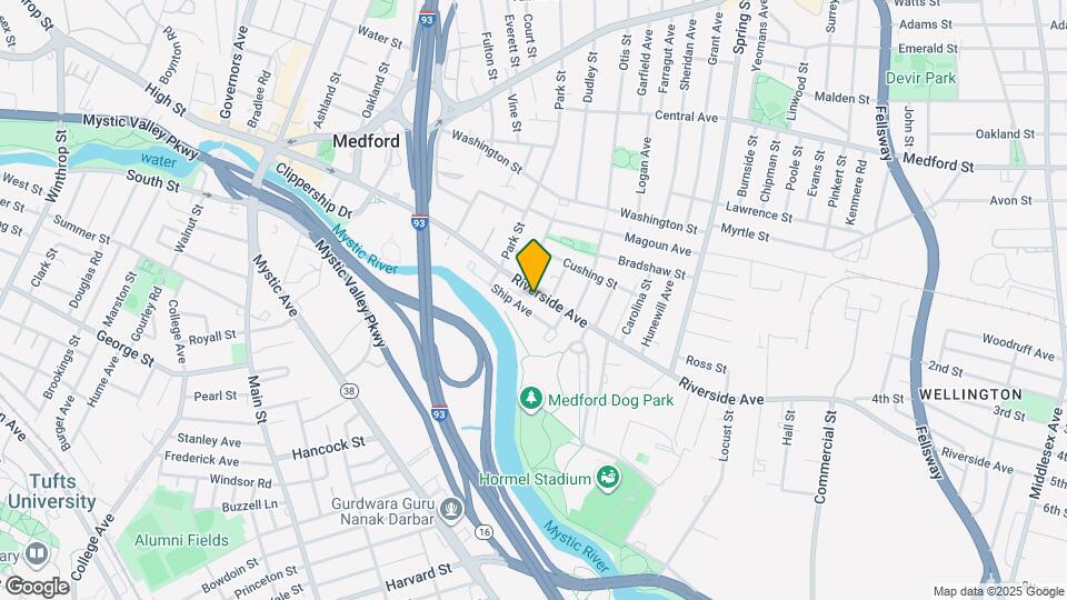 227 Riverside Ave Map and Location Details