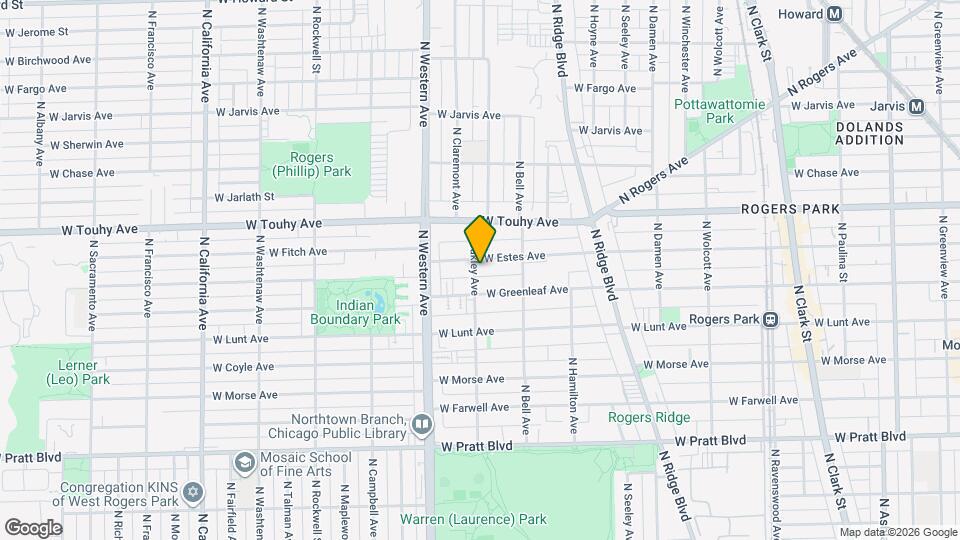 2247 W Estes Ave Map and Location Details