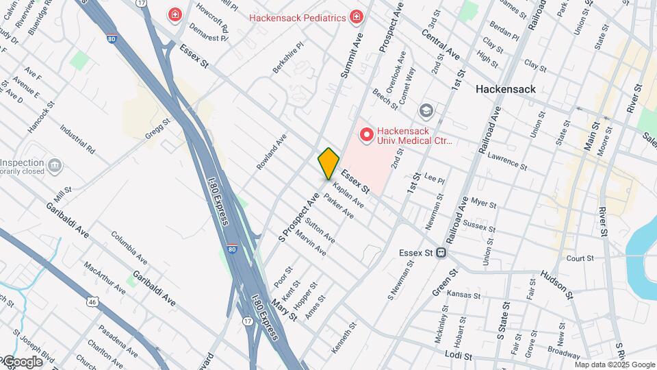 345 Kaplan Ave, Unit Second Floor Unit Map and Location Details