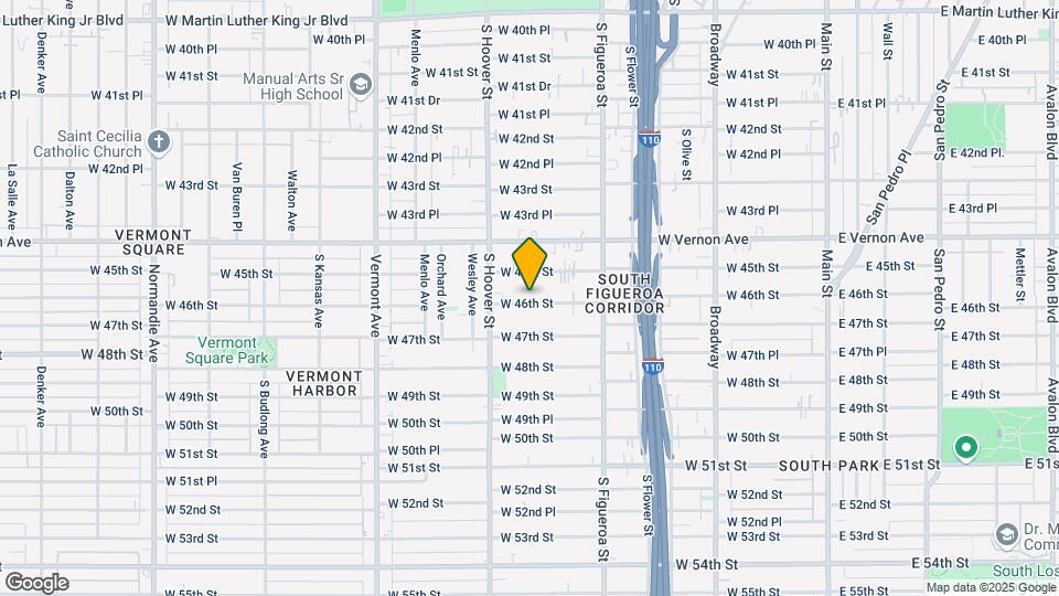 701 1/2 W 46th St Map and Location Details