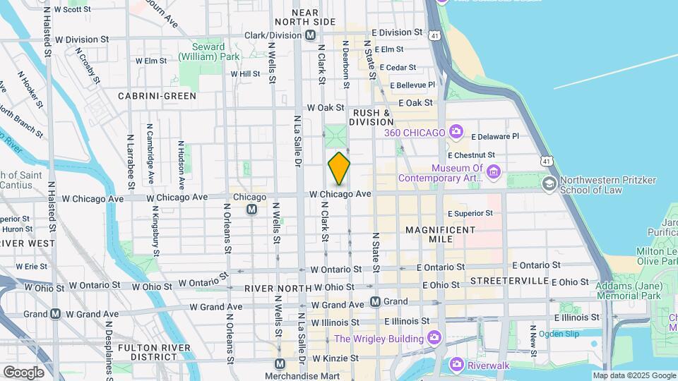 800 N Dearborn St, Unit 2412 Mapa y Detalles de la Ubicación