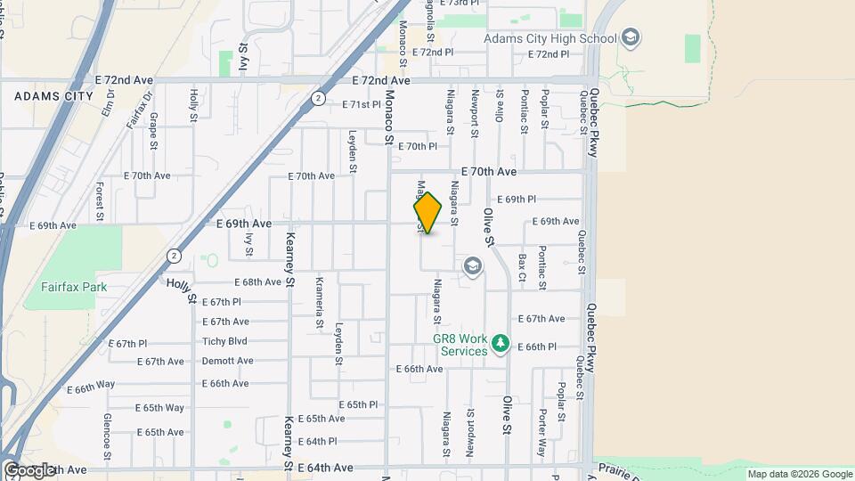 6860 Magnolia St Map and Location Details