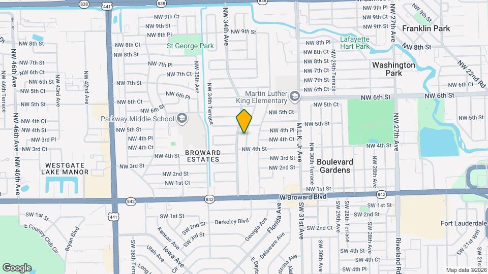 431 NW 33rd Terrace Mapa y Detalles de la Ubicación