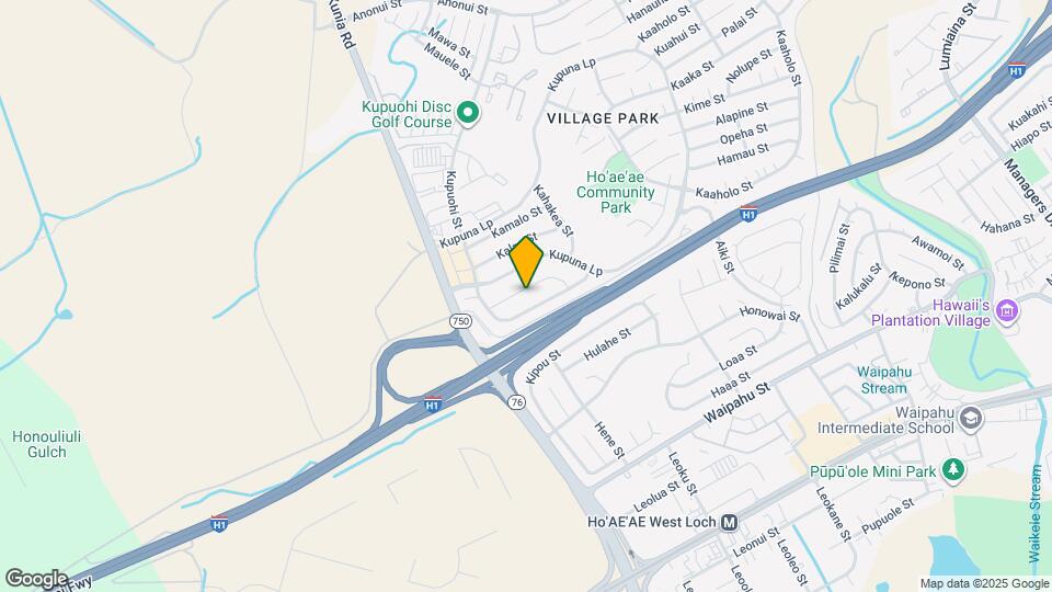 94-161-161 Kupuohi Pl Map and Location Details