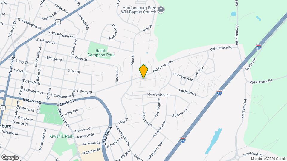 1038 Cherrybrook Dr Map and Location Details