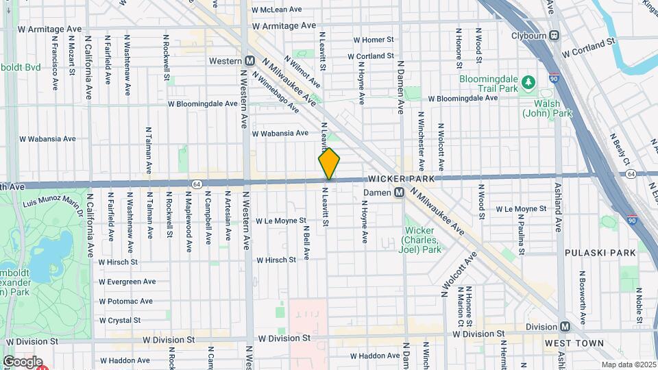 2155 W North Ave Map and Location Details