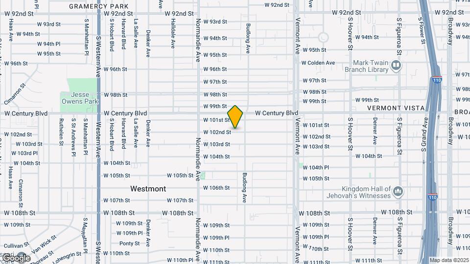1241 W 102nd St Map and Location Details