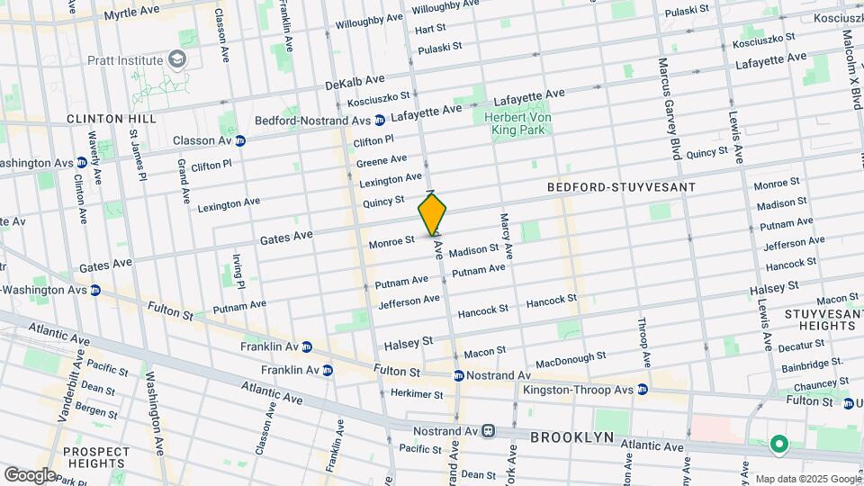 410 Nostrand Ave Map and Location Details