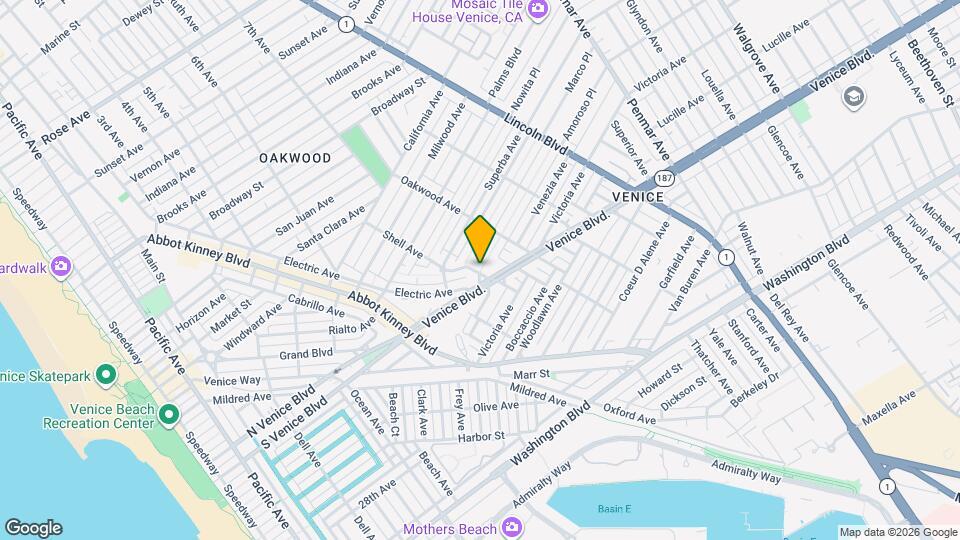 713 Amoroso Pl, Unit 713 Map and Location Details