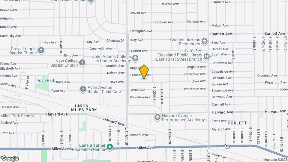 11813 Dove Ave Map and Location Details