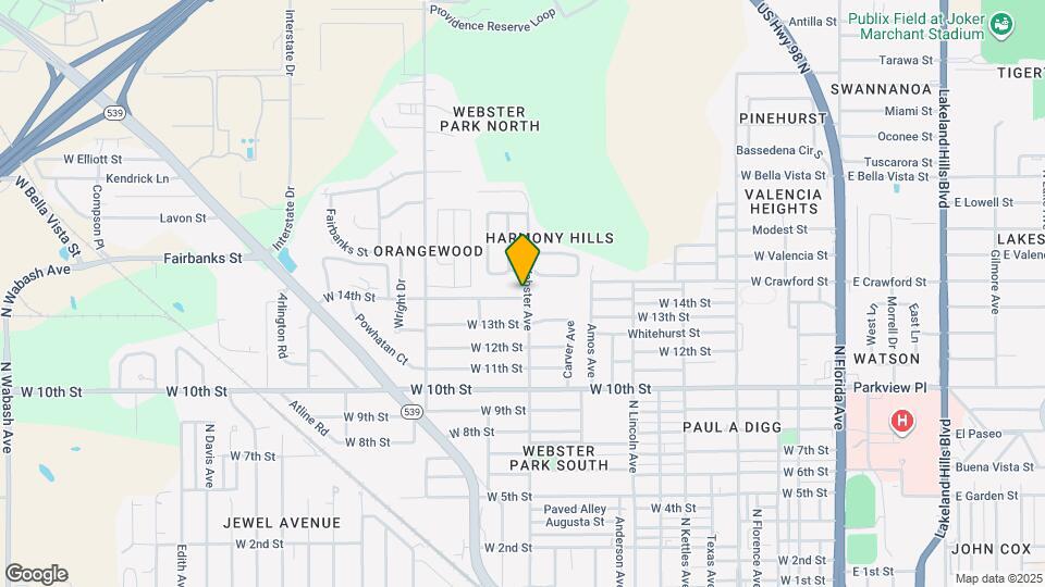 1003 W 14th St Map and Location Details