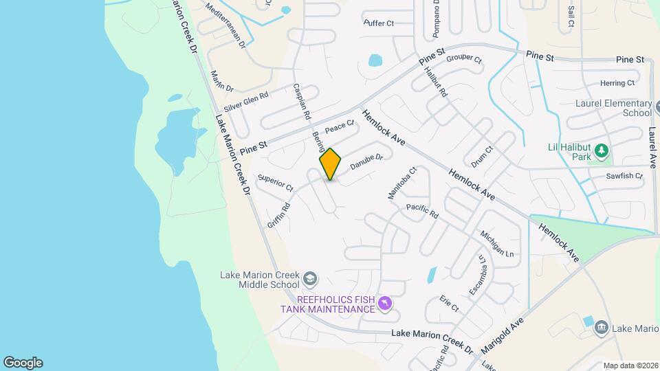 1805 Hudson Ct Map and Location Details