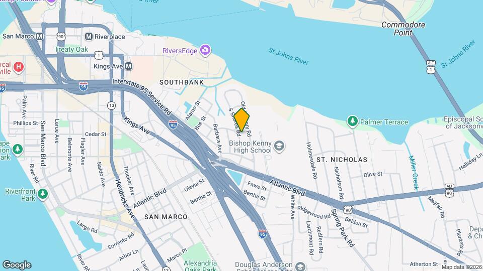 1007 S Shores Rd Map and Location Details