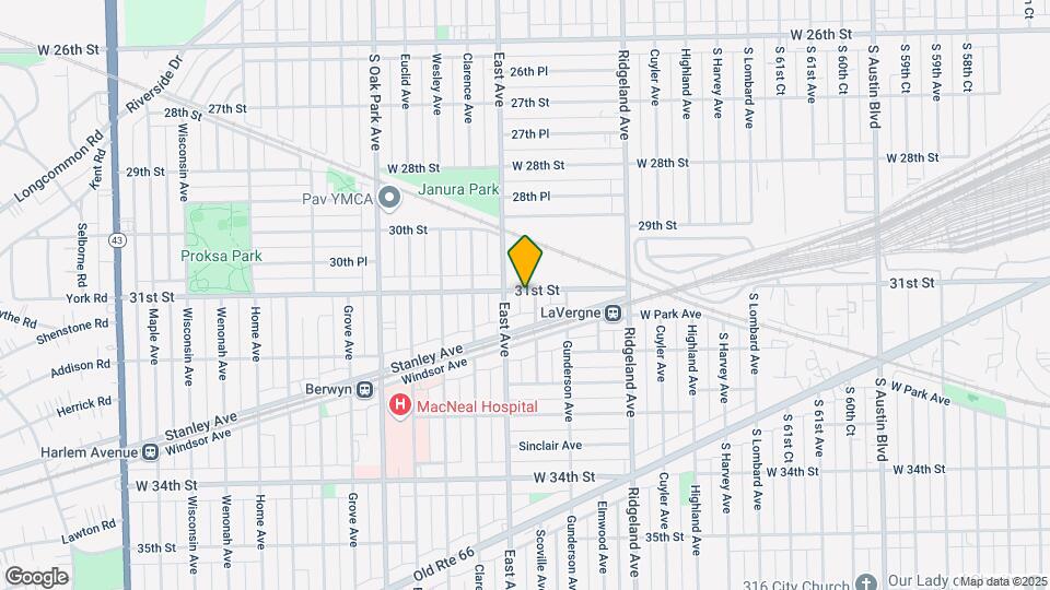 3102 Scoville Ave Map and Location Details