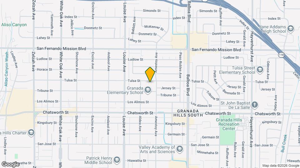 17162 Tulsa St Map and Location Details