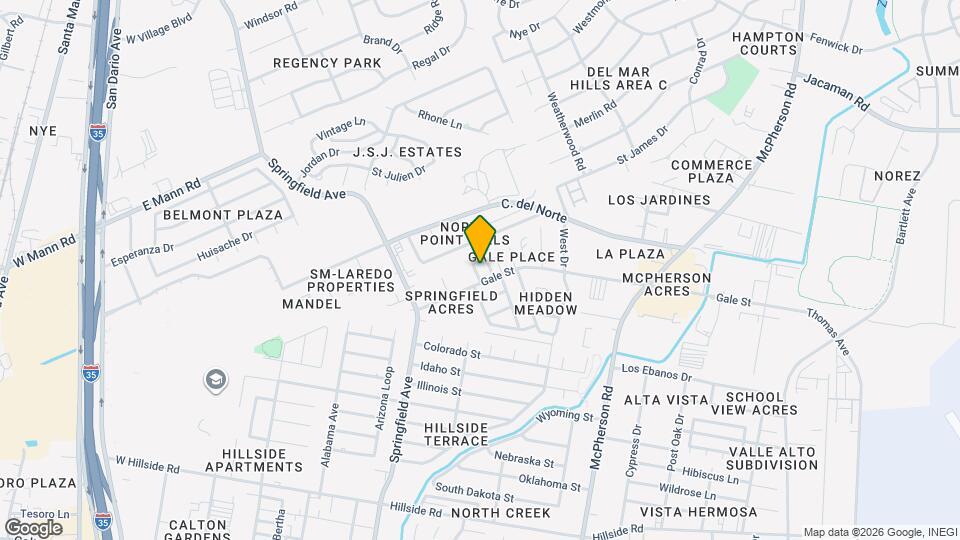 5816 Longoria Loop Map and Location Details