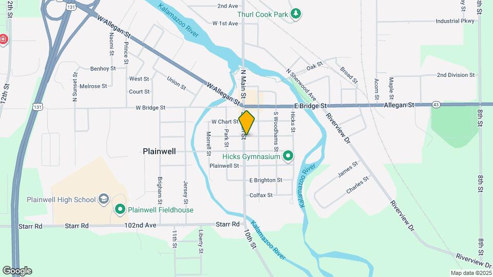 303 S Main St, Unit Unit B Map and Location Details