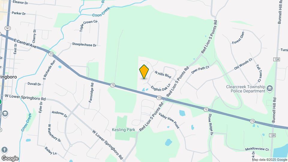 135 S Pond Ct Map and Location Details