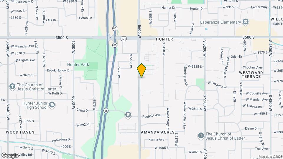 3691 S 5600 W Mapa y Detalles de la Ubicación