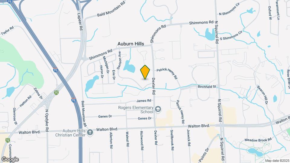 Auburn Ridge Town Homes Map and Location Details