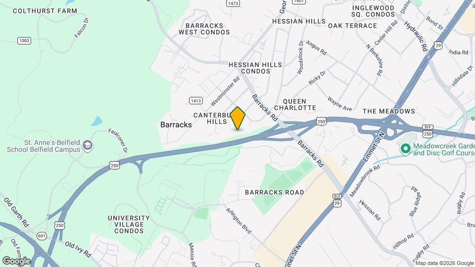 208 Surrey Rd Map and Location Details