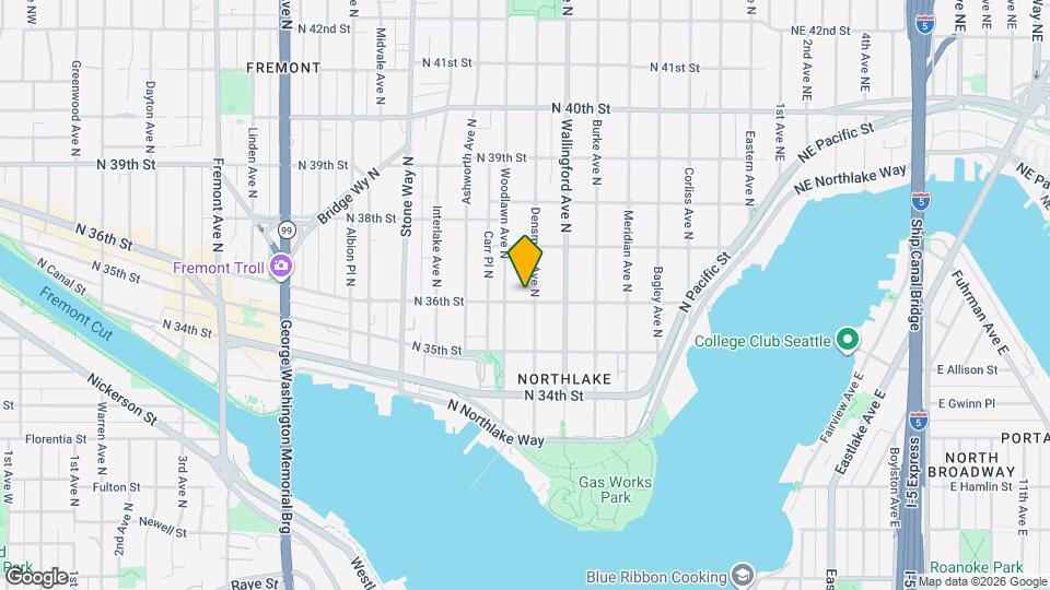 1618 N 36th St Map and Location Details