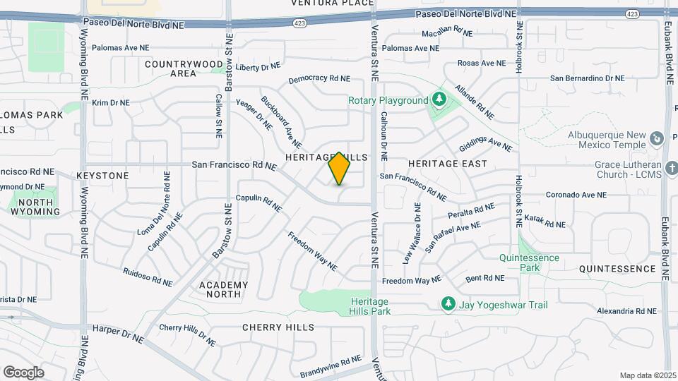 7413 Volunteer St NE Map and Location Details