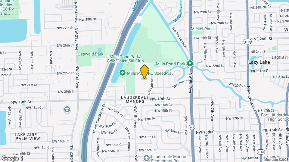 1451 NW 20th Ct Mapa y Detalles de la Ubicación