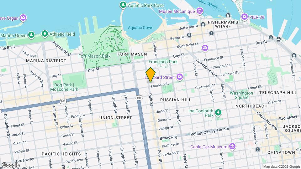 2700 Polk St Map and Location Details