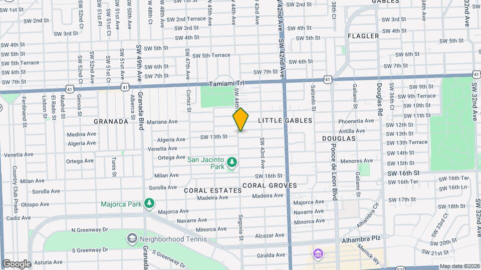 4385 SW 13th St Map and Location Details