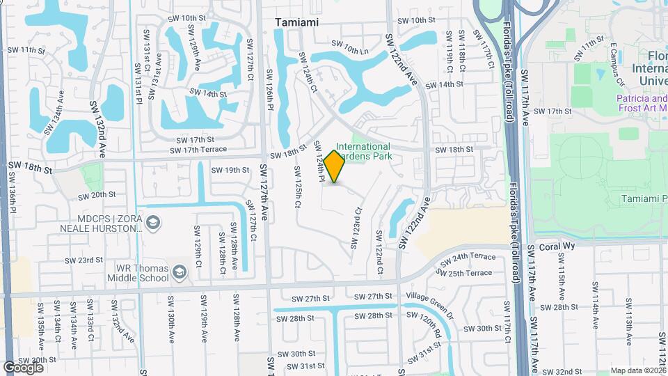 12404 SW 20th Ter Map and Location Details