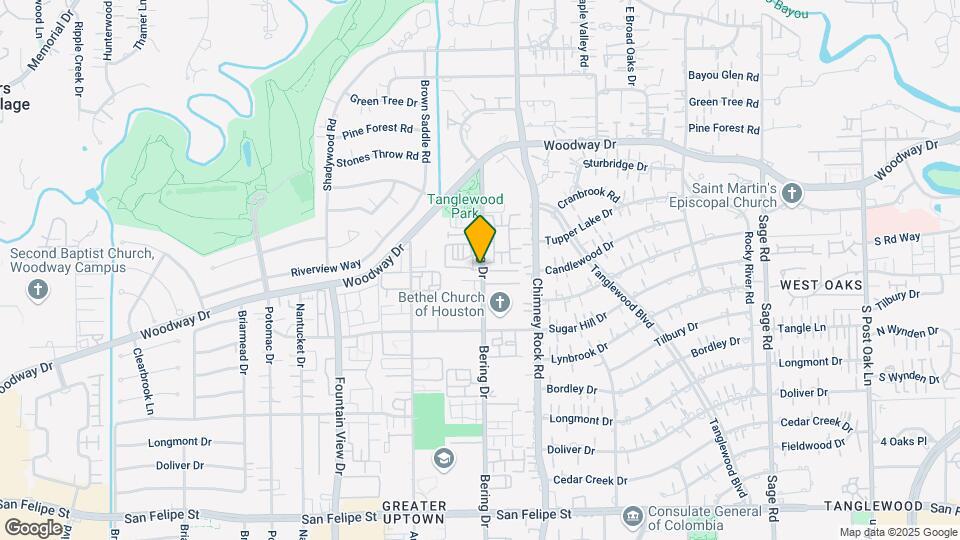 726 Bering Dr Map and Location Details