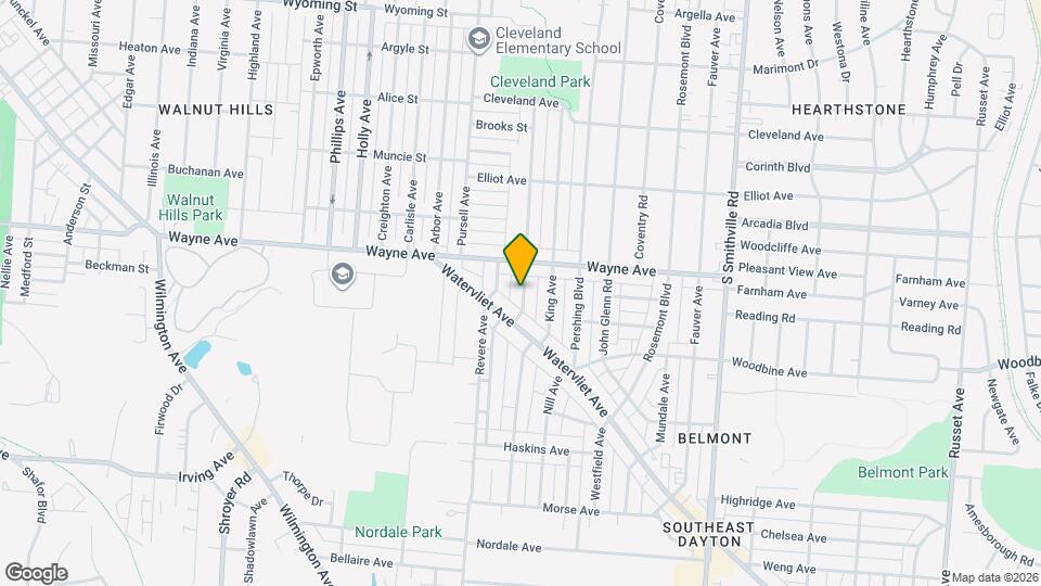 2029 Brookline Ave Map and Location Details