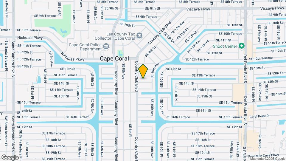 909 SE 14th St Map and Location Details