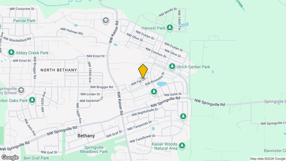 15154 NW Fig Ln Map and Location Details