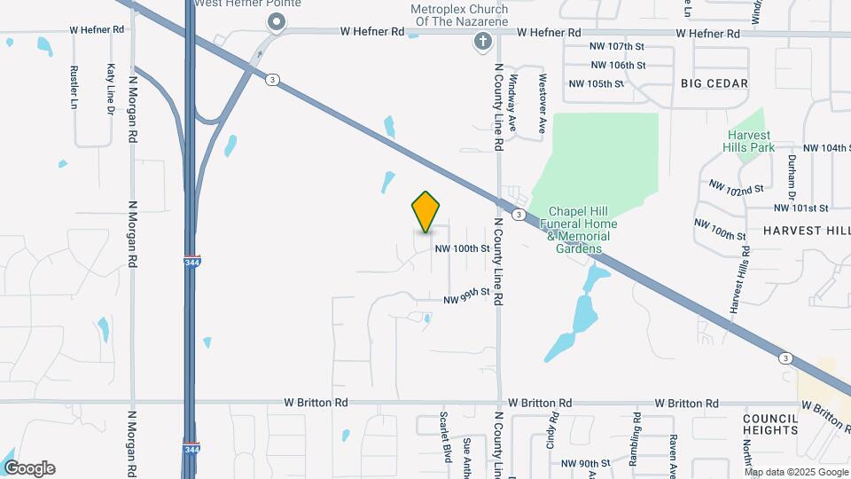 10105 Kirk Dr Map and Location Details