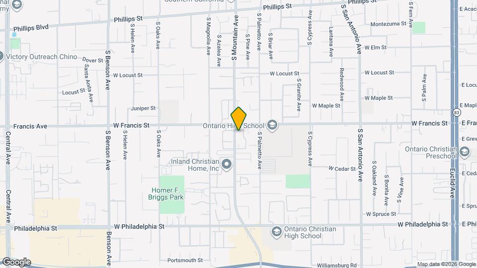 1041 W Francis St, Unit B Mapa y Detalles de la Ubicación